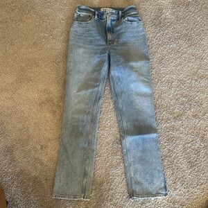 Abercrombie & Fitch Light Blue Straight Leg Jeans